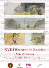 El Festival de Bandas Villa de Blanca alcanza su dcimo octava edicin en el municipio