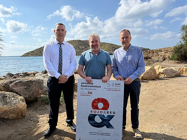 Puerto de Mazarrón reunirá a tres chefs vascos con Estrella Michelin y a los mejores sabores de la región en las Jornadas Gastronómicas Rojo & Red 2026 Puerto de Mazarrón reunirá a tres chefs vascos con Estrella Michelin y a los mejores sabores de la región en las Jornadas Gastronómicas Rojo & Red 2026