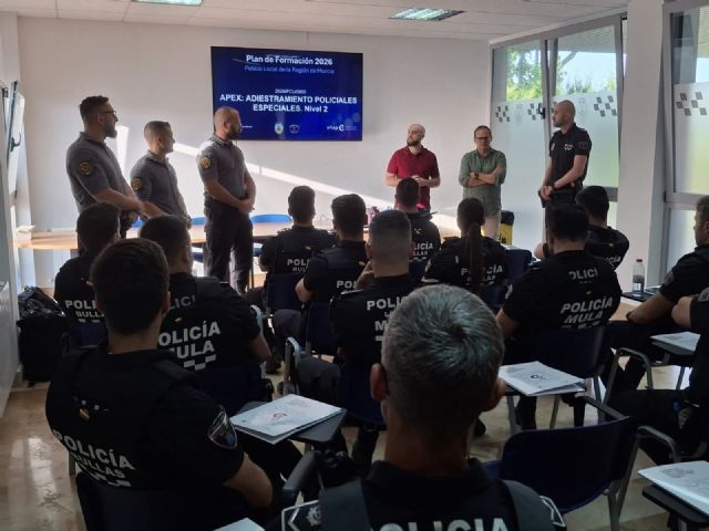 La Policía Local de Bullas acoge el curso 'APEX Adiestramientos Policiales Especiales. Nivel 2' La Policía Local de Bullas acoge el curso 'APEX Adiestramientos Policiales Especiales. Nivel 2'
