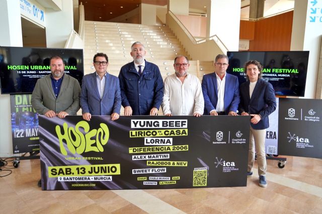 Santomera acogerá en junio el Hosen Urban Festival con Yung Beef como cabeza de cartel Santomera acogerá en junio el Hosen Urban Festival con Yung Beef como cabeza de cartel