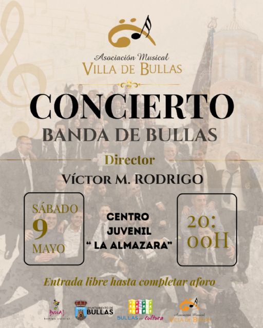 La Banda Villa de Bullas ofrece concierto este sábado en La Almazara La Banda Villa de Bullas ofrece concierto este sábado en La Almazara