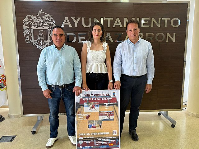 Mazarrón acogerá el campeonato de fútbol playa femenino para fomentar el deporte base entre las más jóvenes Mazarrón acogerá el campeonato de fútbol playa femenino para fomentar el deporte base entre las más jóvenes