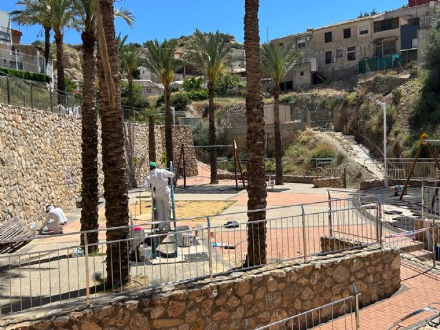 El Ayuntamiento de Blanca inicia los arreglos del parque del Auditorio del barranco Trux El Ayuntamiento de Blanca inicia los arreglos del parque del Auditorio del barranco Trux
