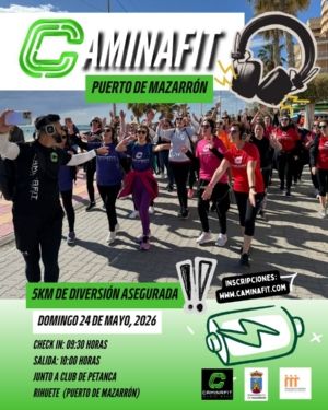 La Concejalía de Juventud organiza en Mazarrón la primera edición de “CaminaFit Music Walk” La Concejalía de Juventud organiza en Mazarrón la primera edición de “CaminaFit Music Walk”