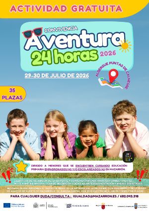 El Ayuntamiento de Mazarrón organiza una nueva edición de la Convivencia 'Aventura 24 Horas' para escolares de Primaria El Ayuntamiento de Mazarrón organiza una nueva edición de la Convivencia 'Aventura 24 Horas' para escolares de Primaria