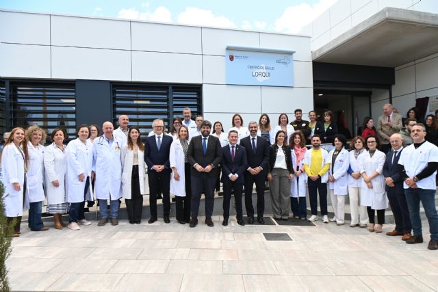 López Miras inaugura el nuevo centro de salud de Lorquí, con cerca de 2.000 metros cuadros y seis consultas más López Miras inaugura el nuevo centro de salud de Lorquí, con cerca de 2.000 metros cuadros y seis consultas más