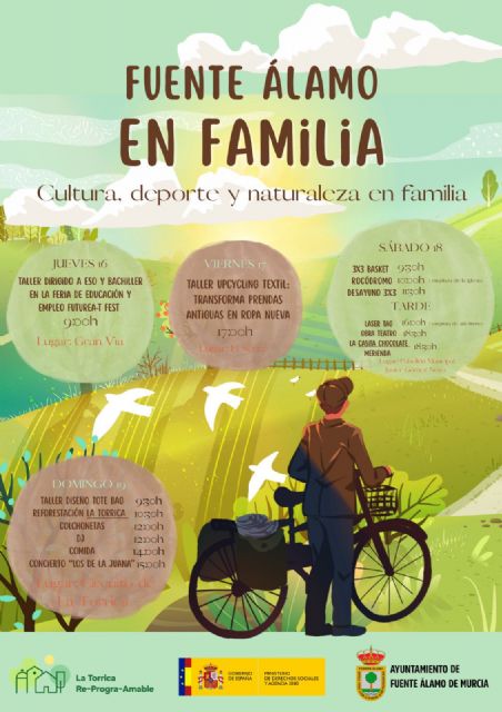 El Ayuntamiento de Fuente Álamo impulsa el Plan Director “La Torrica Re-Program-Amable” con un programa de actividades para toda la familia El Ayuntamiento de Fuente Álamo impulsa el Plan Director “La Torrica Re-Program-Amable” con un programa de actividades para toda la familia