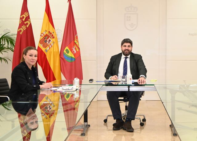 López Miras aborda con la alcaldesa de Campos del Río la mejora de las conexiones y el impulso a la industria en el municipio López Miras aborda con la alcaldesa de Campos del Río la mejora de las conexiones y el impulso a la industria en el municipio