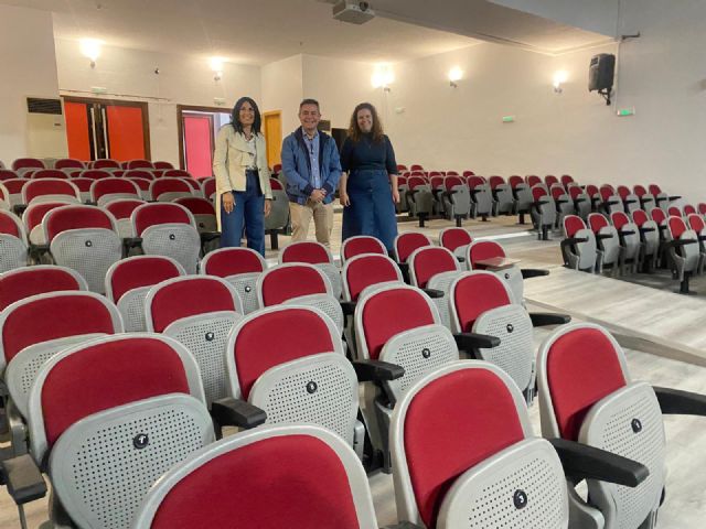 El Ayuntamiento de Lorquí finaliza la renovación del Auditorio Municipal que reabre sus puertas más accesible, moderno e inclusivo El Ayuntamiento de Lorquí finaliza la renovación del Auditorio Municipal que reabre sus puertas más accesible, moderno e inclusivo