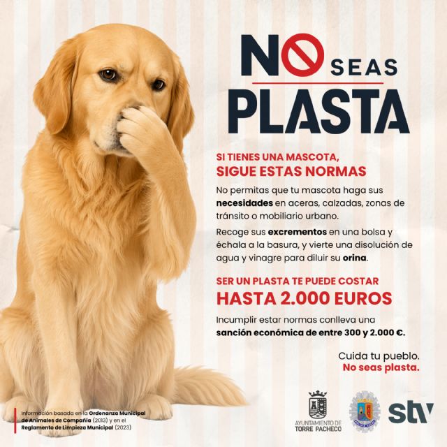 No seas plasta: una campaña para tener un pueblo limpio No seas plasta: una campaña para tener un pueblo limpio