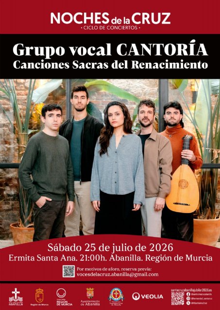 Un arpa barroca sonará por primera vez en la Ermita de Santa Ana con el segundo concierto de 'Voces de la Cruz' en Abanilla Un arpa barroca sonará por primera vez en la Ermita de Santa Ana con el segundo concierto de 'Voces de la Cruz' en Abanilla