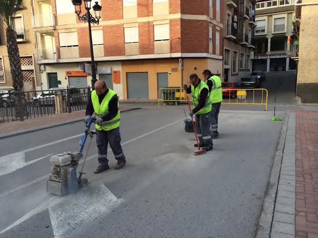 Realizan Trabajos De Repintado De La Se Alizaci N Horizontal En Algunas