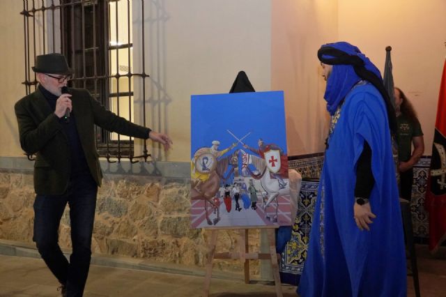 Santomera presenta el cartel oficial de las fiestas de Moros y Cristianos, obra de Puebla Santomera presenta el cartel oficial de las fiestas de Moros y Cristianos, obra de Puebla