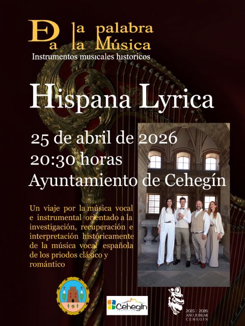 Cehegín inaugura las actividades paralelas de la exposición “De la palabra a la música” con un concierto de Hispana Lyrica Cehegín inaugura las actividades paralelas de la exposición “De la palabra a la música” con un concierto de Hispana Lyrica