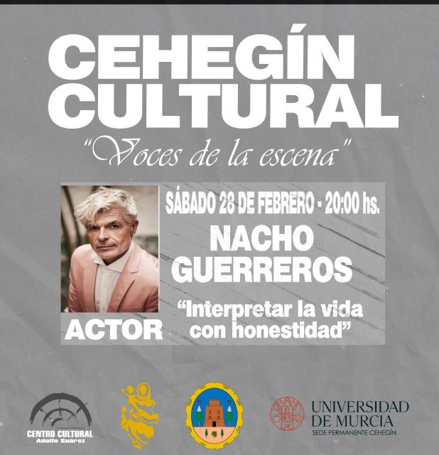 Cehegín despide el ciclo “Voces de la Escena” con Nacho Guerreros como invitado estrella Cehegín despide el ciclo “Voces de la Escena” con Nacho Guerreros como invitado estrella
