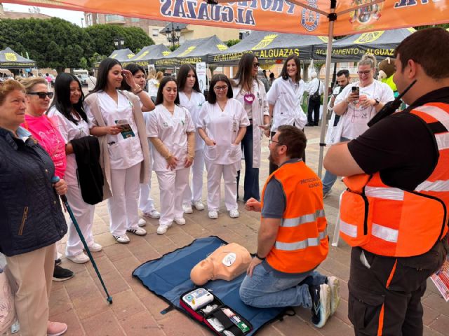 Alguazas celebra con éxito su I Feria de la Salud Alguazas celebra con éxito su I Feria de la Salud