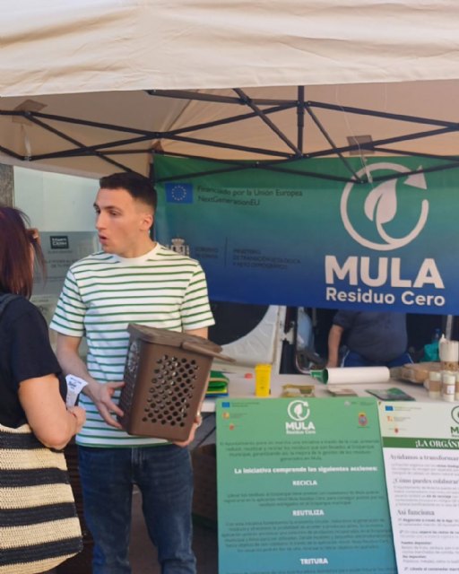 Mula impulsa la separación de residuos con la Semana del Reciclaje y la llegada del contenedor marrón Mula impulsa la separación de residuos con la Semana del Reciclaje y la llegada del contenedor marrón
