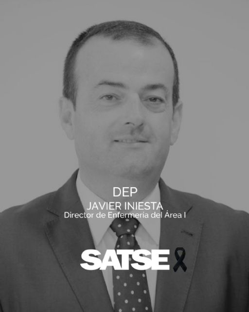 Comunicado Satse condolencias fallecimiento Javier Iniesta Comunicado Satse condolencias fallecimiento Javier Iniesta