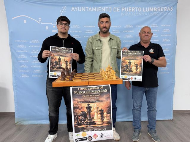 La Concejalía de Deportes informa de la celebración del I Open de Ajedrez 'Ciudad de Puerto Lumbreras' el próximo 23 de mayo La Concejalía de Deportes informa de la celebración del I Open de Ajedrez 'Ciudad de Puerto Lumbreras' el próximo 23 de mayo