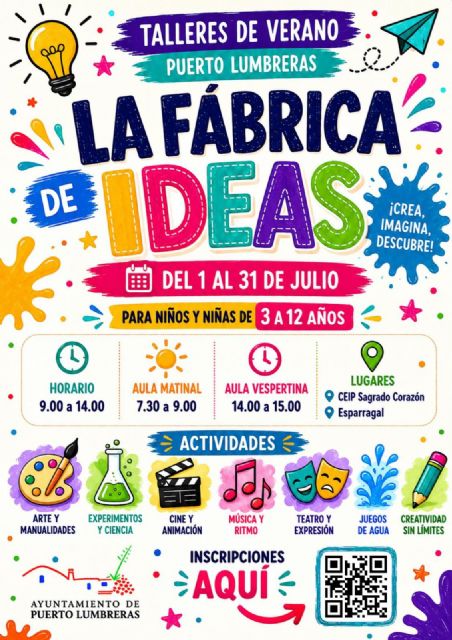 El Ayuntamiento de Puerto Lumbreras pone en marcha las Escuelas de Conciliación de Verano durante los meses de julio y agosto El Ayuntamiento de Puerto Lumbreras pone en marcha las Escuelas de Conciliación de Verano durante los meses de julio y agosto