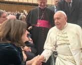 La presidenta de la UCAM participa en el encuentro de abuelos ynietos con el Papa