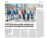 El PSOE de Alcantarilla inicia un proceso de recusación sobre la Secretaria General del Ayuntamiento de Alcantarilla tras anunciar que irá en la lista del PP a las elecciones europeas
