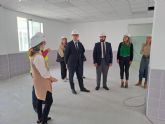 Las obras del nuevo pabellón de Primaria del colegio Rey Juan Carlos I de La Unión finalizarán el próximo mes