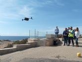 Un dron mejorará el control de los 250 kilómetros de costa de Murcia