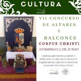 El Ayuntamiento de Puerto Lumbreras organiza el VII Concurso de Altares y Balcones con motivo de la procesin del Corpus Christi