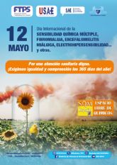 12 de mayo, Día Internacional de la Sensibilidad Química Múltiple, la Fibromialgia, la Encefalomielitis Miálgica y la Electrohipersensibilidad