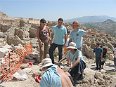 Jvenes de Europa y Asia participan en el campo de trabajo de arqueologa de Cieza