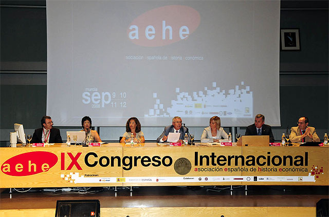 El rector de la Universidad de Murcia inaugura el Congreso de Historia Económica - 1, Foto 1