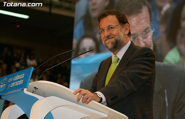 Rajoy elogia al PP de Murcia por ser uno de los partidos que mejor funciona - 1, Foto 1