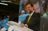 Rajoy elogia al PP de Murcia por 'ser uno de los partidos que mejor funciona'