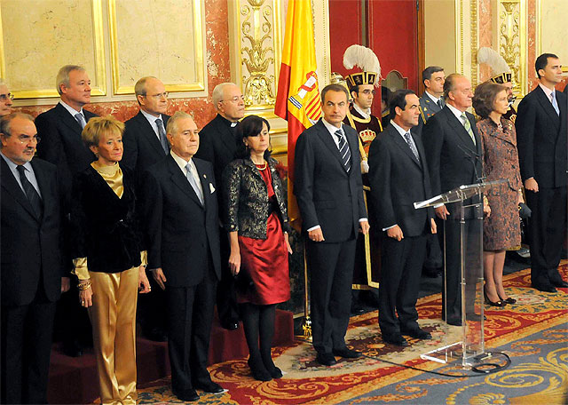 Valcárcel asiste a los actos conmemorativos del XXX Aniversario de la Constitución Española celebrado en el Congreso de los Diputados - 1, Foto 1