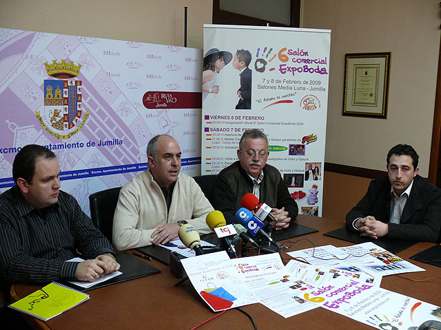 Presentada la 6º edición del salón Expo-boda 2009 que va a tener lugar en Jumilla - 1, Foto 1