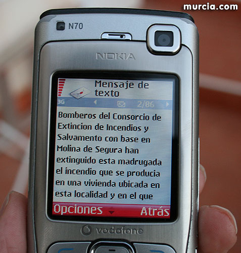 Más de un centenar de periodistas reciben diariamente información del 1-1-2 a través de sms - 1, Foto 1