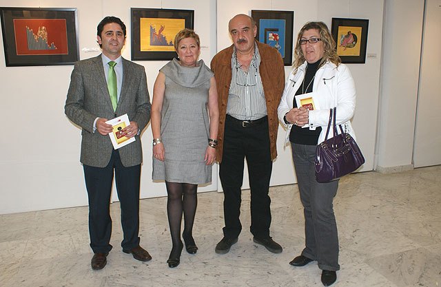 El artista lumbrerense Ezequiel López expone su obra ‘Equipajes’ en la sala del Colegio Oficial de Ingenieros Técnicos Industriales - 1, Foto 1