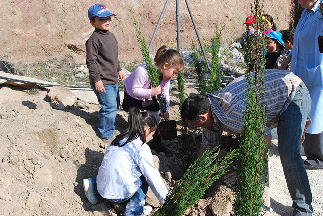 Reforestación de árboles en el colegio San José Artesano - 1, Foto 1