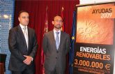 La Comunidad destina tres millones de euros para impulsar las instalaciones de energas renovables