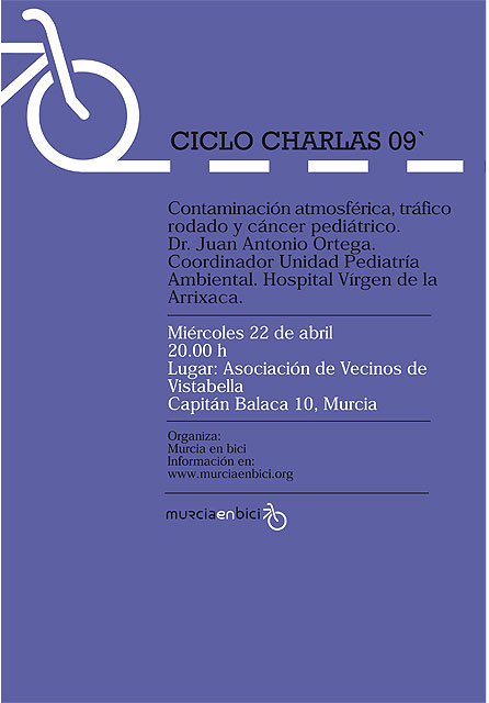 El próximo miércoles 22 tendrá lugar la charla Contaminación atmosférica, tráfico rodado y cáncer pediátrico - 1, Foto 1