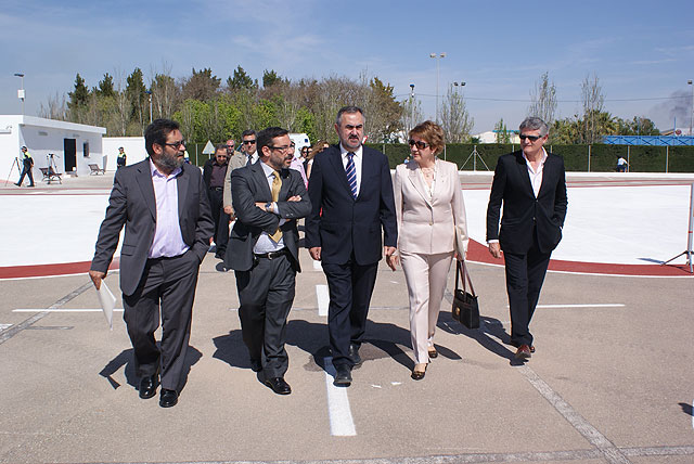 El delegado del Gobierno y la alcaldesa de San Javier inauguran un Parque Infantil de Tráfico en ese municipio - 1, Foto 1