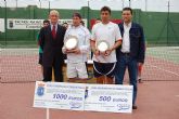 El yeclano ngel Alonso se lleva el “V Open Nacional de Tenis” de Las Torres de Cotillas