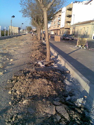 PSOE: Comienzan las obras del Fondo ZP en Torreagüera y Cámara no coloca el cartel - 4, Foto 4