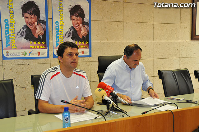 Presentado el programa de actividades “Verano polideportivo 2009” para niños, jóvenes y adultos, Foto 3