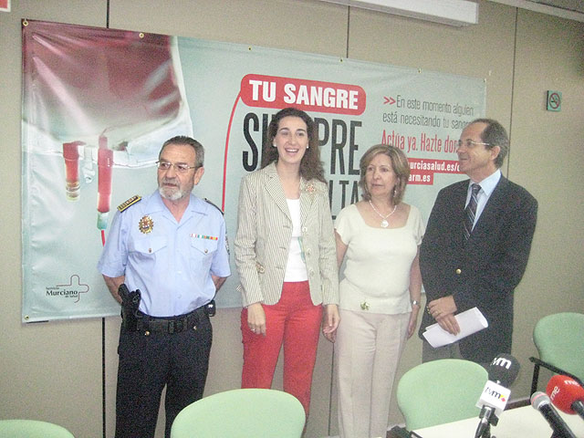 La Policía Local apadrina la campaña de verano del Centro de Hemodonación - 1, Foto 1