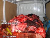 'Operacin Sable'. La Guardia Civil decomisa dos toneladas de carne y pescado por infraccin a la normativa reguladora