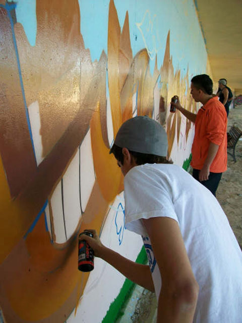 El graffiti más joven se asienta en Lorquí - 2, Foto 2