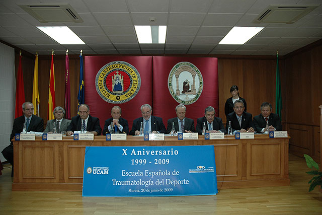 La UCAM celebra el X aniversario de la Escuela Española de Traumatología del Deporte - 2, Foto 2