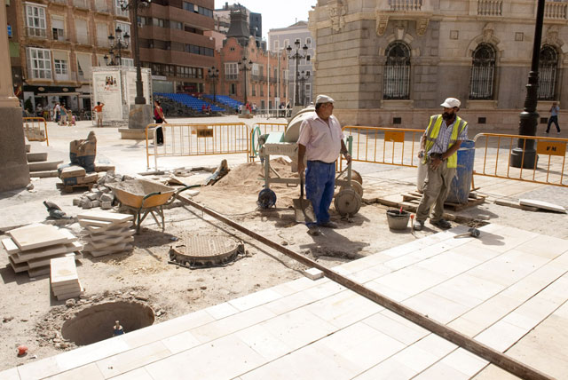 Las obras de peatonalización llegan a Capitanía y la Plaza de San Sebastián - 5, Foto 5